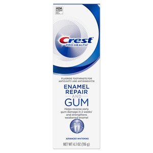 Crest Gum & Enamel Repair Toothpaste, Advanced Whitening, 4.1oz.