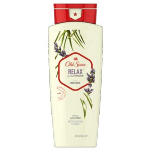 Old Spice Body Wash for Men Relax with Lavender, 16 OZ