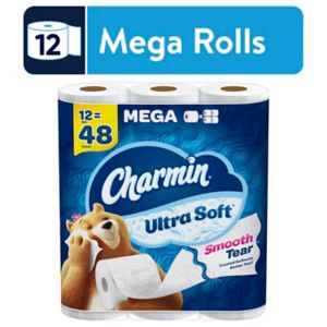 Charmin Ultra Soft Toilet Paper 12 Mega Rolls, 224 Sheets Per Roll , CVS