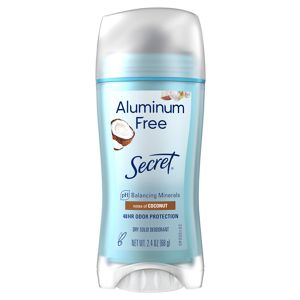 Secret Aluminum Free Deodorant, Coconut, 2.4 Oz , CVS