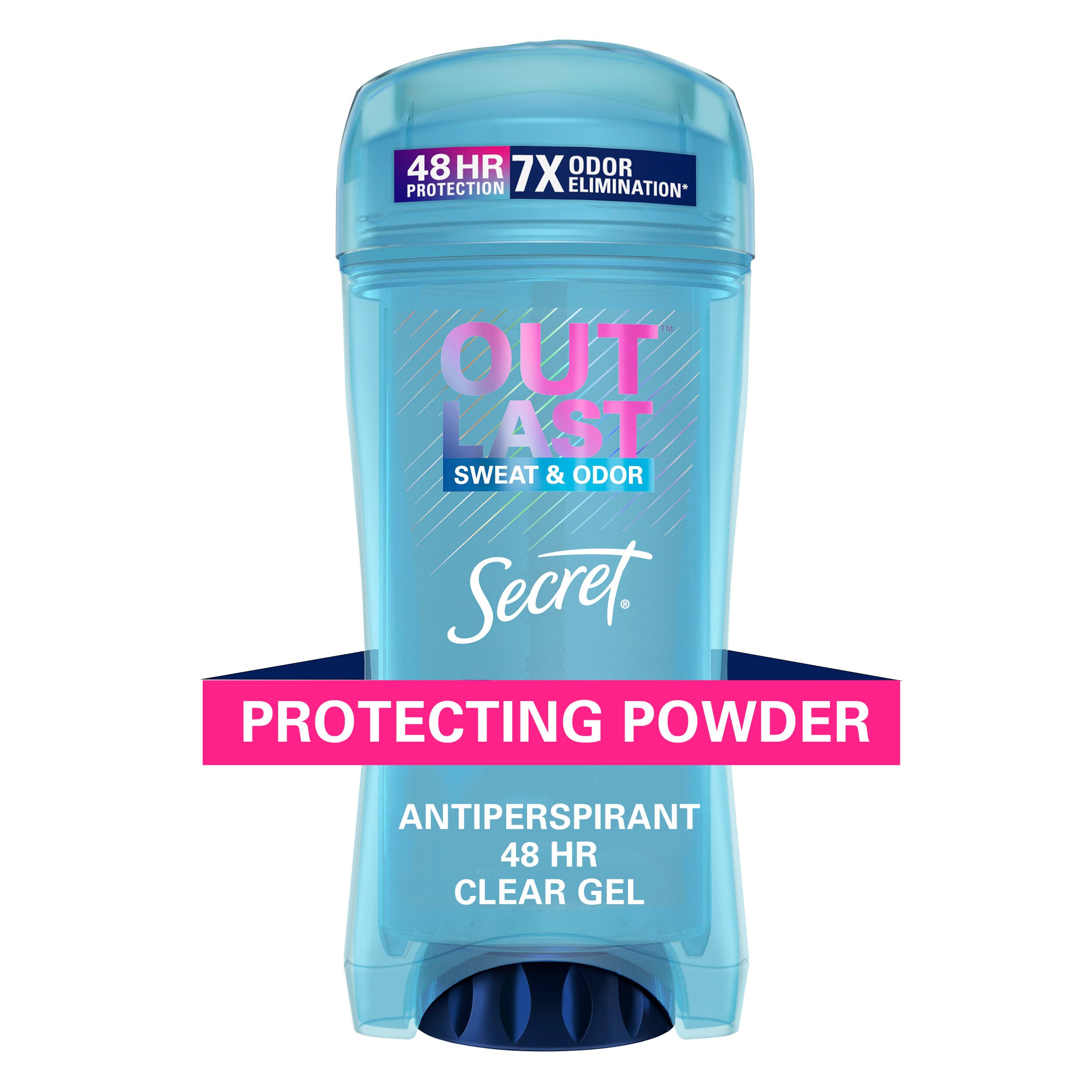Secret Outlast 48-Hour Clear Gel Antiperspirant & Deodorant Stick, Protecting Powder, 2.6 Oz , CVS