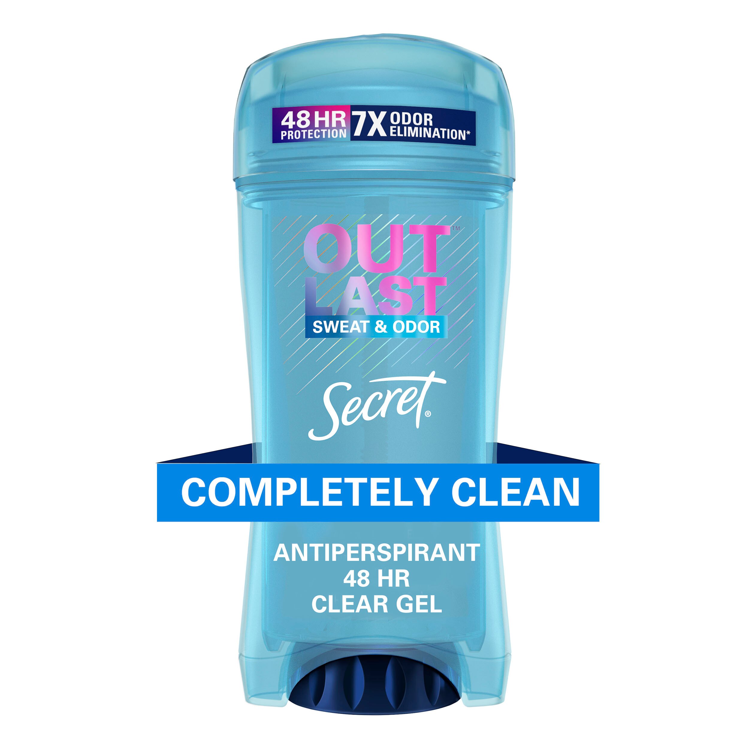 Secret Outlast 48-Hour Clear Gel & Deodorant Stick, Completely Clean, 2.6 Oz , CVS