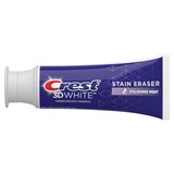 Crest 3D White Stain Eraser Teeth Whitening Toothpaste, Polishing Mint, 3.1 OZ, thumbnail image 2 of 9