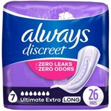Always Discreet Ultimate Extra Protect Women's Incontinence Pads, thumbnail image 1 of 12