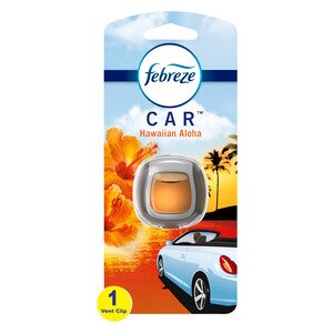 Febreze Car Odor-Fighting Air Freshener Vent Clip, Hawaiian Aloha, 1 ct