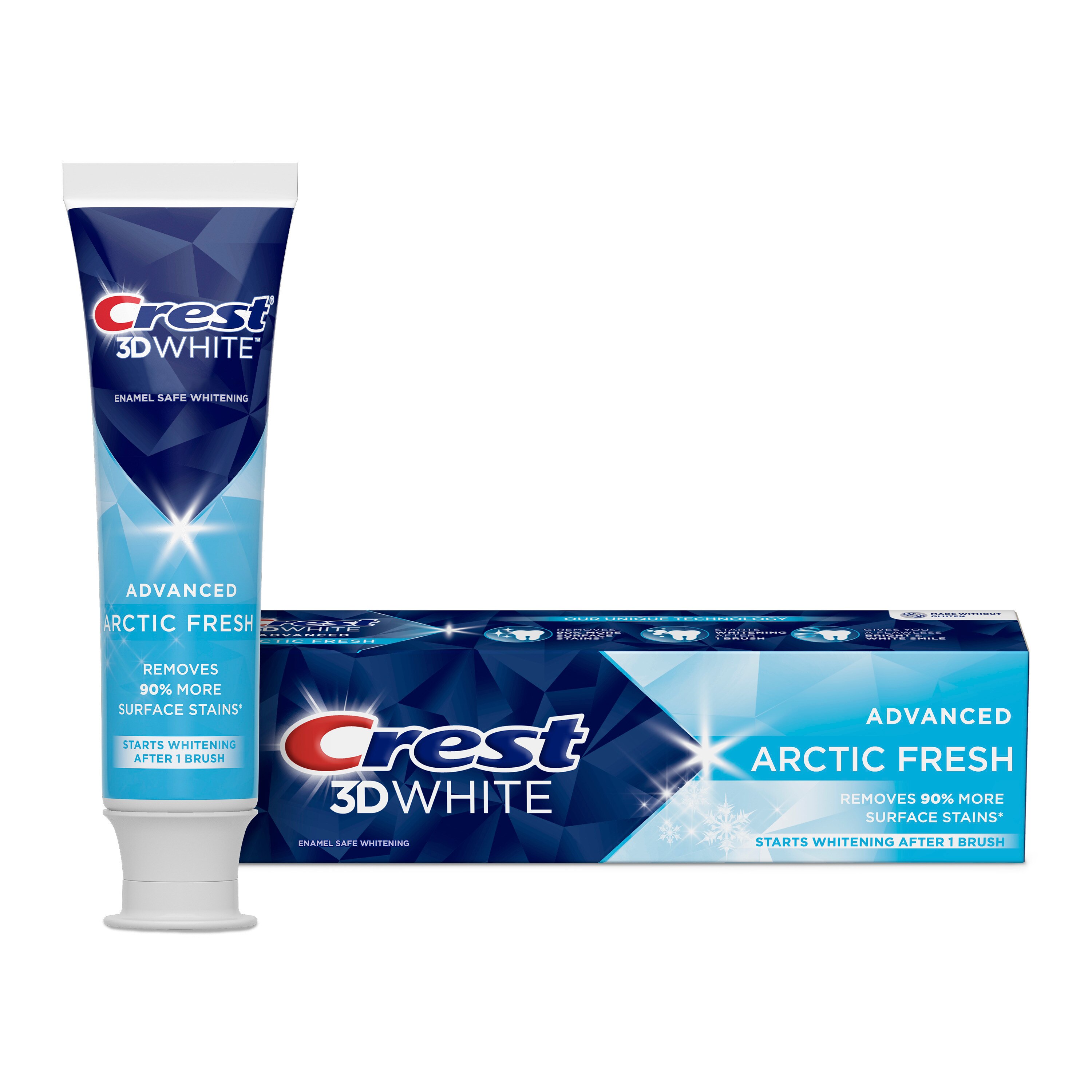 Crest 3D White Fluoride Anticavity Whitening Toothpaste, Advanced Artic Fresh, 3.8 Oz , CVS