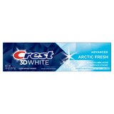 Crest 3D White Fluoride Anticavity Whitening Toothpaste, Advanced Artic Fresh, thumbnail image 2 of 9