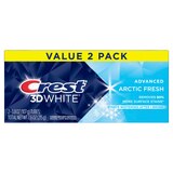 Crest 3D White Fluoride Anticavity Whitening Toothpaste, Advanced Artic Fresh, thumbnail image 3 of 10