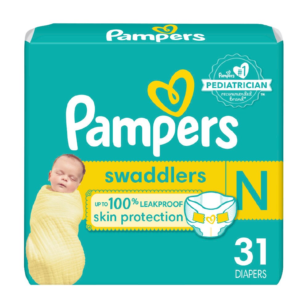 Pampers Swaddlers Diapers, Size N, 31 Ct , CVS