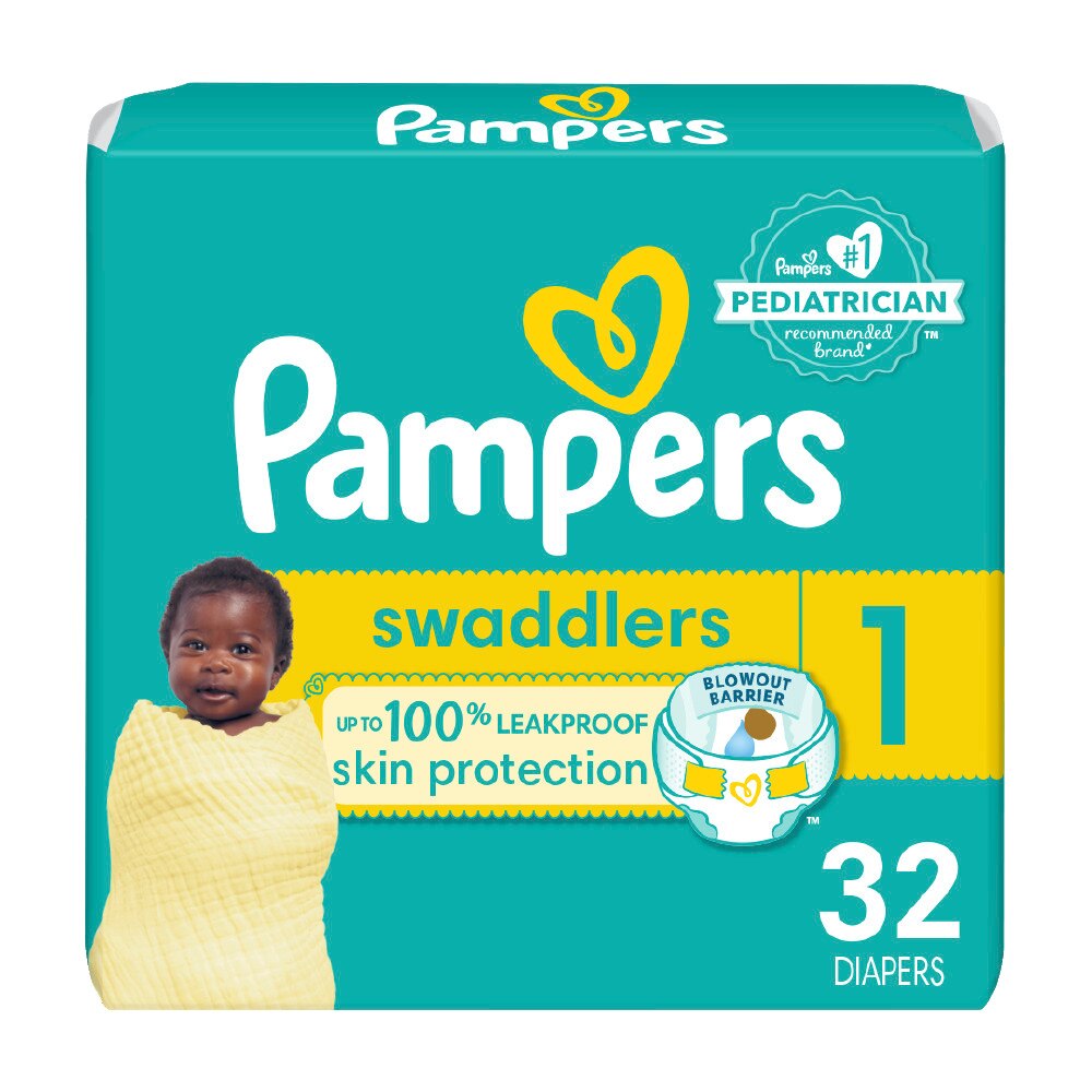 Pampers Swaddlers Diapers, Size 1, 32 Ct , CVS