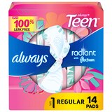 Always Radiant Teen Regscent, 14 CT, thumbnail image 1 of 10