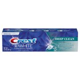 Crest 3D White Deep Clean, Teeth Whitening Toothpaste, 3.8 OZ, thumbnail image 1 of 7