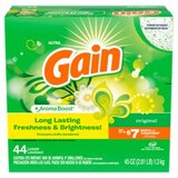Gain Powder Laundry Detergent for Regular and HE Washers, Original Scent, 45 oz, thumbnail image 1 of 3