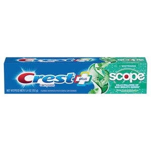 Crest Complete Plus Scope Whitening Fluoride Toothpaste, Minty Fresh, 5.4 Oz , CVS