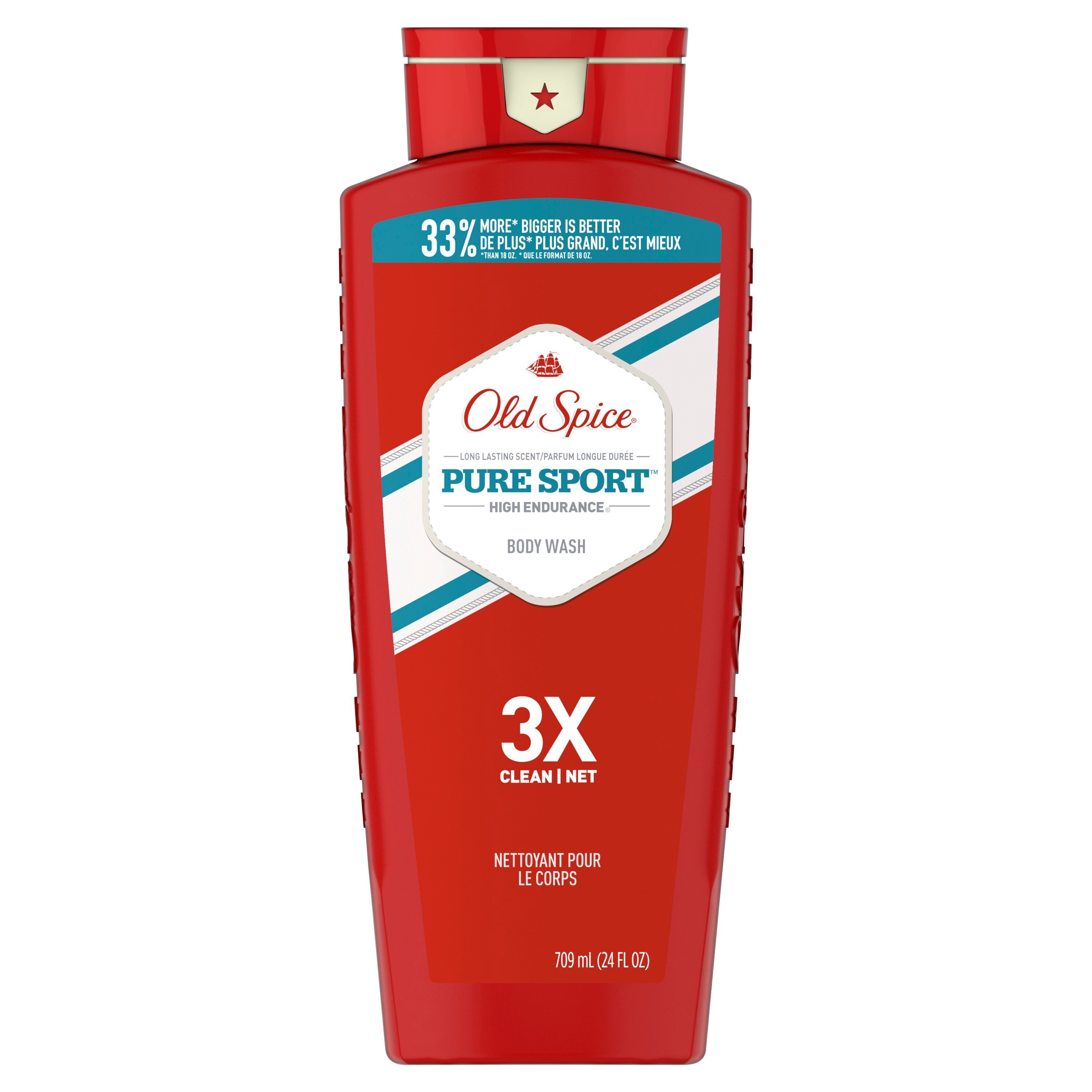 Old Spice High Endurance Pure Sport Body Wash For Men, 24 Oz , CVS