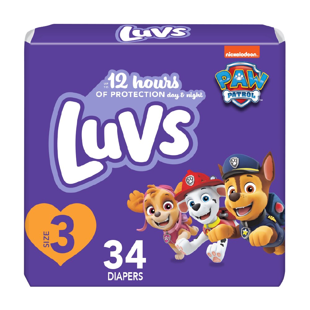 Luvs Pro Level Leak Protection Diapers, Size 3, 34 Ct , CVS