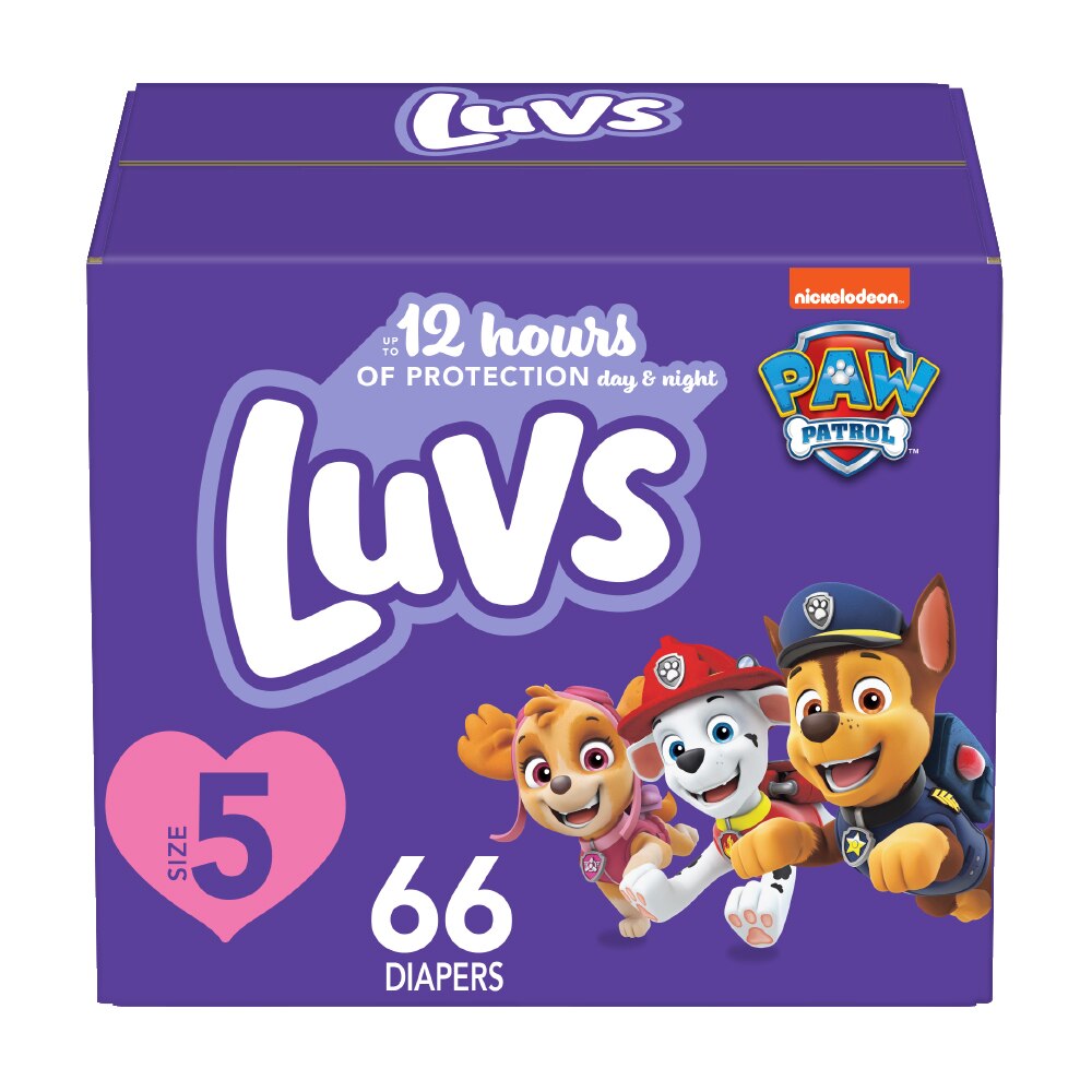 Luvs Pro Level Leak Protection Diapers, Size 5, 66 CT