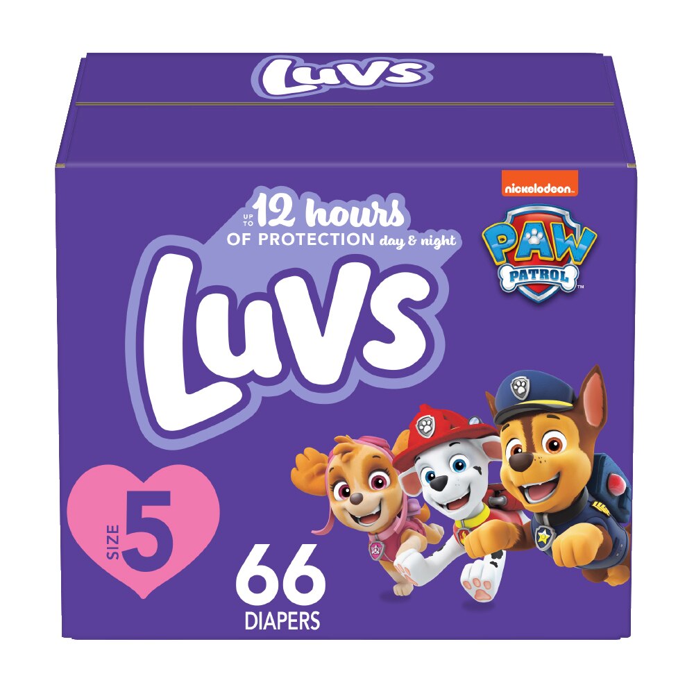  Luvs Ultra Leakguards Diapers Size 5 66 Count, 66/Pack 