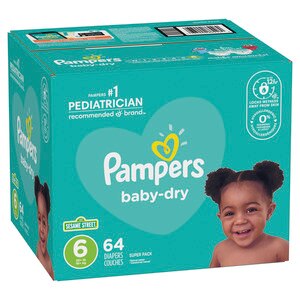 artillerie Symfonie Netjes Pampers Baby Dry Pack Diapers, Size 6, 64 Count - CVS Pharmacy