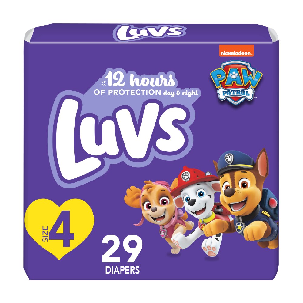 Luvs Triple Leakguards Diapers, Size 4, 29 Ct , CVS