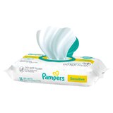 Pampers Baby Wipes Sensitive Perfume Free 1X Pop-Top 56 Count, thumbnail image 3 of 20