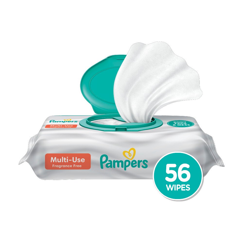 Pampers Expressions Baby Wipes, 56 Ct , CVS
