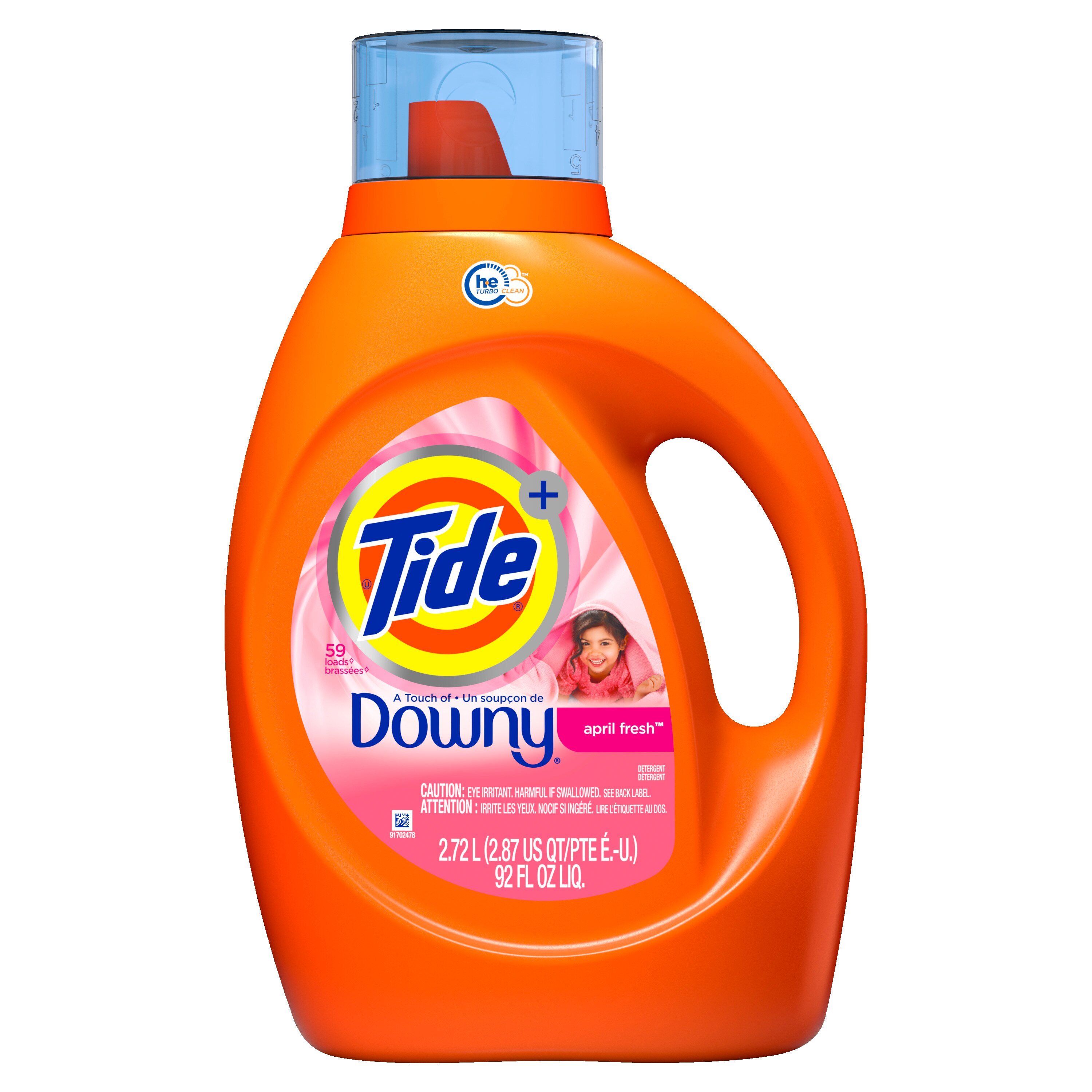 Tide Plus A Touch of Downy Laundry Detergent, April Fresh Scent