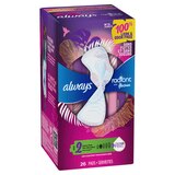 Always Radiant Size 2 Pads with Wings, Scented, Heavy, thumbnail image 5 of 9