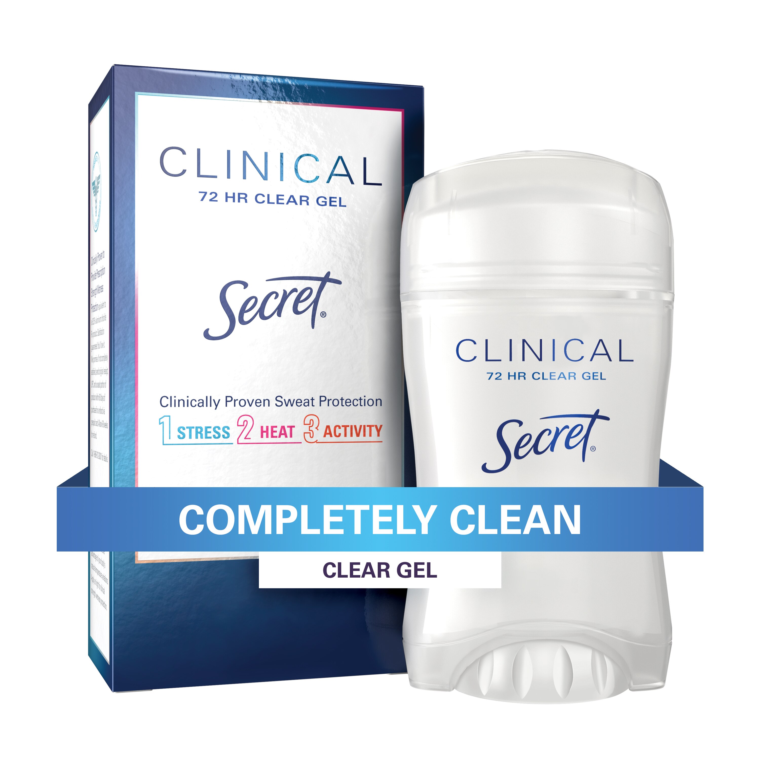 Secret Clinical Strength Antiperspirant and Deodorant Clear Gel