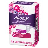Always Discreet Incontinence Liners Very Light Regular 26ct, thumbnail image 2 of 9