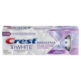 Crest 3D White Brilliance Fluoride Anticavity Toothpaste, Vibrant Peppermint, thumbnail image 1 of 9