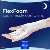 Always Infinity FlexFoam Size 5 Pads, Unscented, Extra Heavy Overnight, thumbnail image 2 of 9
