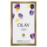 Olay Moisture Outlast Age Defying Beauty Bar with Vitamin B3 Complex, 3.75 OZ, 6CT, thumbnail image 1 of 8
