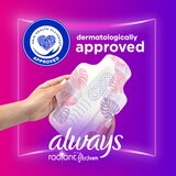 Always Radiant Size 1 Pads, Scented, Regular, thumbnail image 5 of 9