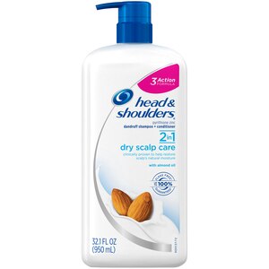 Head Shoulders Dry Scalp Care With Almond Oil 2 In 1 Anti Dandruff Shampoo Conditioner 32 1 Oz