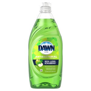 Dawn Ultra Antibacterial Hand Soap, Dishwashing Liquid Dish Soap Apple Blossom, 19.4 OZ
