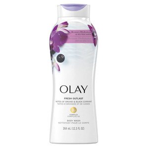 Olay Fresh Outlast Soothing Orchid & Black Currant Body Wash, 22 OZ