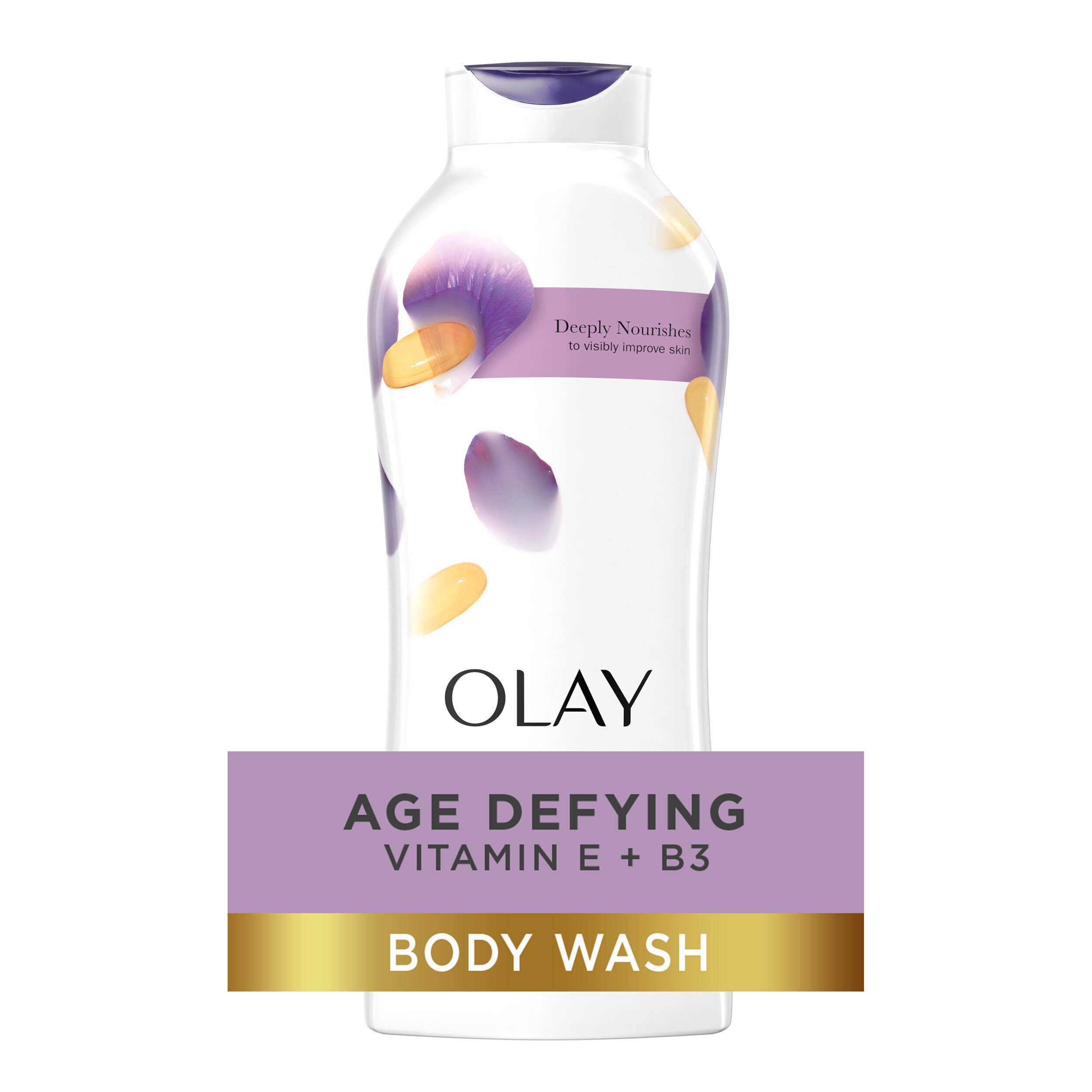 Olay Age Defying Body Wash With Vitamin E, 22 Oz , CVS