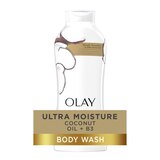 Ultra Moisture Olay Ultra Moisture Coconut Oasis Body Wash, 22 OZ, thumbnail image 1 of 7