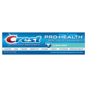  Crest Pro-Health Smooth Formula Toothpaste, Clean Mint Paste, 4.6 OZ 