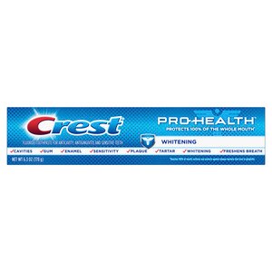 Crest Pro-Health Whitening Fluoride Toothpaste for Anticavity, Antigingivitis, and Sensitive Teeth