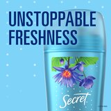 Secret 48-Hour Invisible Solid Antiperspirant & Deodorant Stick, Cool Waterlily,  2.6 OZ, thumbnail image 2 of 12