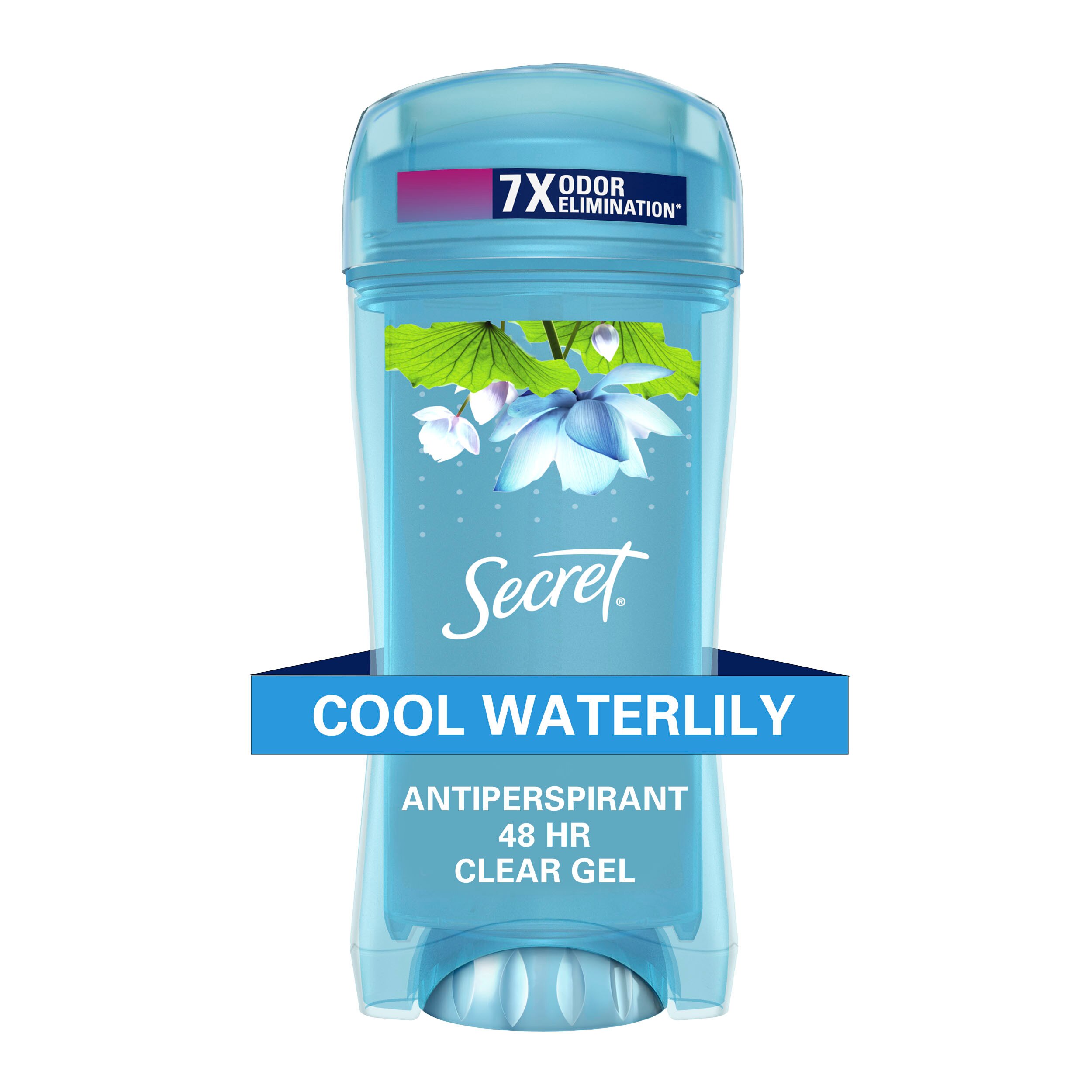 Secret Fresh Antiperspirant And Deodorant Clear Gel, Cool WaterLily, 2.6 Oz , CVS