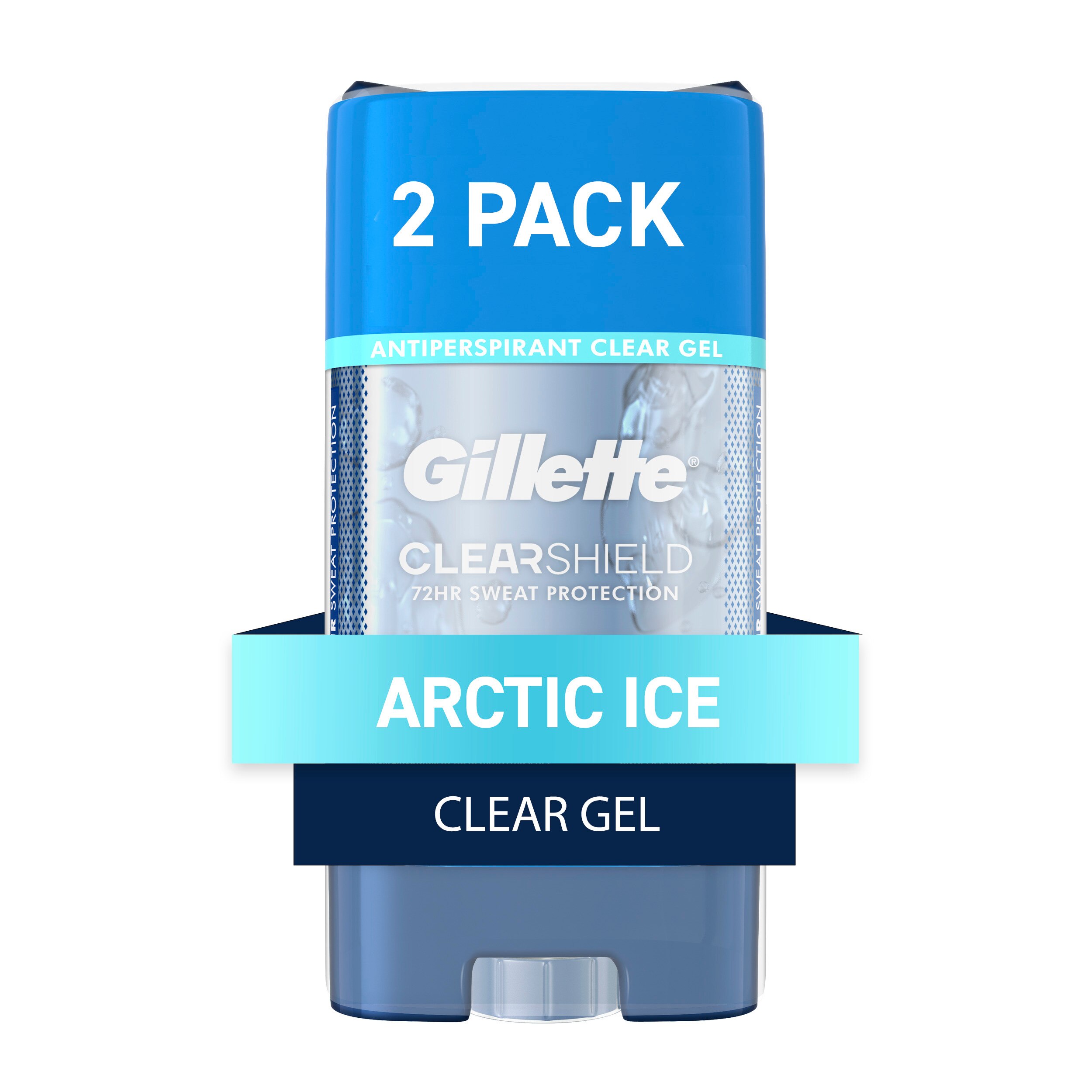Gillette Clear Gel Antiperspirant & Deodorant Stick, Arctic Ice, 3.8 OZ, 2 Ct , CVS