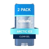 Gillette Clear Gel Antiperspirant & Deodorant Stick, Arctic Ice, 3.8 OZ, 2 Pack, thumbnail image 1 of 9