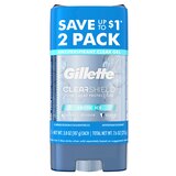 Gillette Clear Gel Antiperspirant & Deodorant Stick, Arctic Ice, 3.8 OZ, 2 Pack, thumbnail image 2 of 9