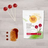 Burt's Bees Kids Throat Soothing Pops, Cherry, 15 CT, thumbnail image 2 of 9