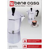 Bene Casa Stove Top Espresso Maker, Aluminum, 9 CUP, thumbnail image 1 of 5