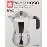 Bene Casa Stove Top See Thru Lid Espresso Coffee Maker, 6 CUP, thumbnail image 1 of 5