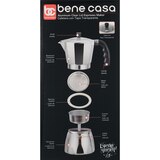 Bene Casa Stove Top See Thru Lid Espresso Coffee Maker, 6 CUP, thumbnail image 3 of 5